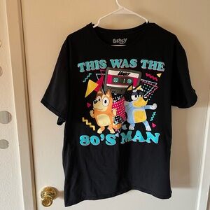 Bluey Black Graphic Tee